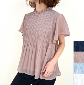Button Shirt/Blouse Tops Casual Short-Sleeve 2024 Spring/Summer