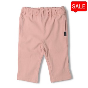Kids' Short Pant Twill Plain Color Stretch 6/10 length