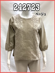 Button Shirt/Blouse Pullover Tops Cotton Ladies' 2024 NEW