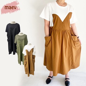 Casual Dress One-piece Dress M Switching 【2024NEW】