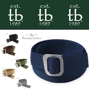 Thomas Bates Solid Color Web Belt　　21647