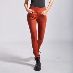 Denim Full-Length Pant Stretch Skinny Pants Orange