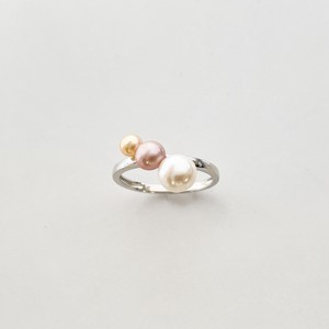 Silver-Based Pearl/Moon Stone Ring Limited