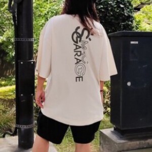 受注発注商品【smacGarage】L〜XLサイズ　Original　Tシャツ　7.76oz　Heavy　ユニセックス　オフホワイト