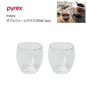 パイレックス PYREX ダブルウォール グラス 250ml 2個組  パール金属 CP-8540 タンブラ