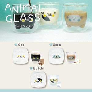 杯子/保温杯 玻璃杯 动物