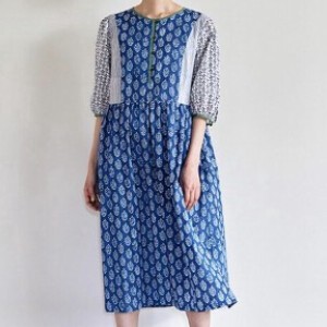 Casual Dress One-piece Dress Block Print 2024 Spring/Summer