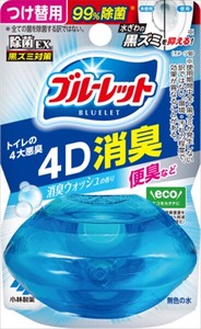 液体ブルーレットおくだけ除菌EX4D消臭　つけ替用　消臭ウォッシュの香り 【 芳香剤・タンク 】