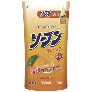 ソープンオレンジ詰替　500ml 【 食器用洗剤 】