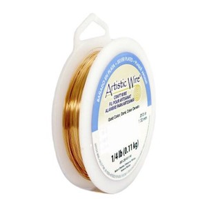 Artistic Wire(アーティスティックワイヤー) ロングスプールス(業務用) ゴールド 0.3mm×約151m 28