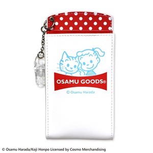 OSAMU GOODS 胸ポケット用ペンケース ジル&キャット レッド ST-ZO0006