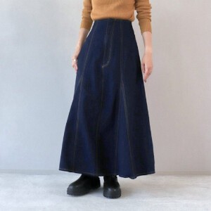[SD Gathering] Skirt Twill Denim Flare Skirt