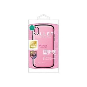iPhoneXS iPhoneX 耐衝撃ハイブリッドケースPALLET ピンク LP-IPSHVCPK