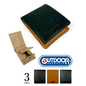 【全3色】OUTDOOR（アウトドア） 二つ折り財布 ボックス型小銭入れ(od0234)