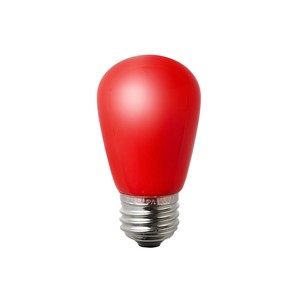 ELPA LED装飾電球 サイン球形 口金直径26mm レッド LDS1R-G-G904