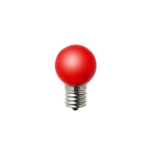 ELPA LED装飾電球 ミニボール球形 口金直径17mm G30 レッド LDG1R-G-E17-G244