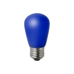 ELPA LED装飾電球 サイン球形 口金直径26mm ブルー LDS1B-G-G902