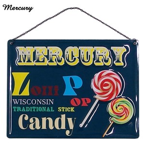 Wall Plate candy Mercury NEW