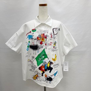 Button Shirt/Blouse Spring/Summer Printed