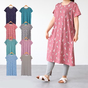 Loungewear Dress One-piece Dress Short-Sleeve 2024 Spring/Summer