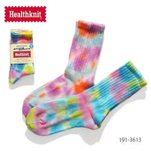 ヘルスニット【Healthknit】タイダイ 2Pソックス ショートソックス 靴下 2足セット メンズ レディース