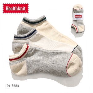 ヘルスニット【Healthknit】アンクルソックス 3Pソックス ショートソックス 靴下 3足セット メンズ