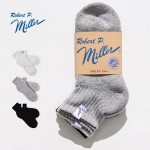 ロバート ピー ミラー【Robert P. Miller】3P Short length socks 23-25cm ショートソックス レディース