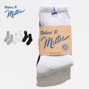 ロバート ピー ミラー【Robert P. Miller】3P Crew length socks 23-25cm クルーソックス レディース