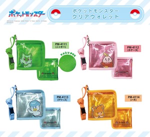 Bifold Wallet Pocket Pokemon Clear