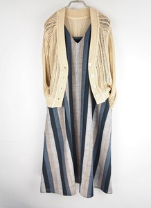 Casual Dress Stripe Cotton Jumper Skirt 2024 Spring/Summer