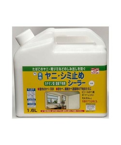 ニッペ　ホームペイント　水性ヤニ・シミ止めシーラー　白色　1.6L