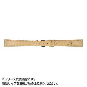 MIMOSA(ミモザ) 時計バンド Eカーフ 7mm キャメル (美錠:銀) CE-CM7