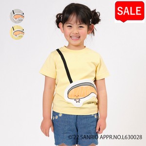 KIRIMIちゃん.ポシェット風Tシャツ   W86804   サンリオコラボ商品、綿100%