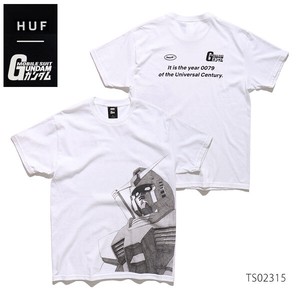 ハフ【HUF】BREAKTHROUGH S/S TEE ハフ × 機動戦士ガンダム Tシャツ 半袖  ロゴ メンズ コラボ
