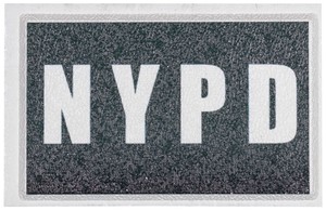 デコサインステッカー スモール NYPD