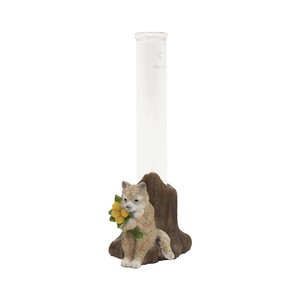 Object/Ornament Animals Shiba Dog Flower Vase
