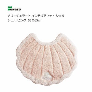 马桶地垫 粉色 OKATO 55 x 65cm