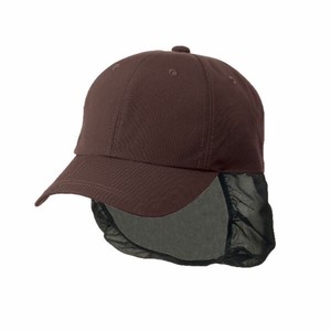 店舗スタッフ用帽子 キャップたれ付 兼用 ブラウン フリーサイズ 住商モンブラン