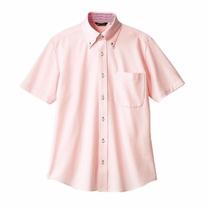 ZK2712-5CB_3L ニットシャツ 兼用 半袖 ピンク 3L 住商モンブラン