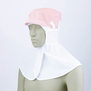 衛生用帽子 9-1003_F 頭巾帽子 兼用 ピンク フリーサイズ 住商モンブラン