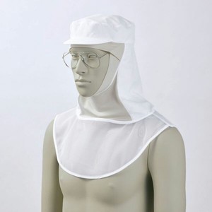 衛生用帽子 9-1505_L 頭巾帽子 兼用 かぶり式 白/ベージュ L 住商モンブラン