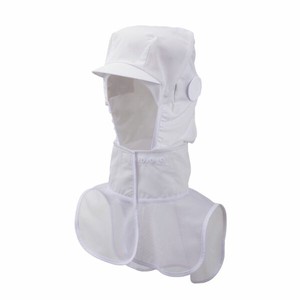 衛生用帽子 9-1541_F 頭巾帽子 兼用 白 フリーサイズ 住商モンブラン