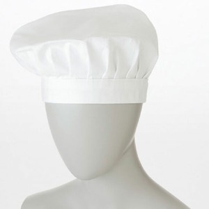 店舗スタッフ用帽子 9-892_F コックベレー帽 兼用 白 フリーサイズ 住商モンブラン