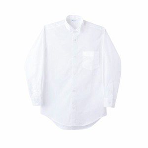 BS2511-2_3L ウイングカラーシャツ兼用長袖 白 3L 住商モンブラン