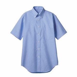CX2504-4_3L シャツ 兼用 半袖 ブルー 3L 住商モンブラン