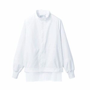 白衣 DF8701-2_L ジャンパー 兼用 長袖 白 L 住商モンブラン
