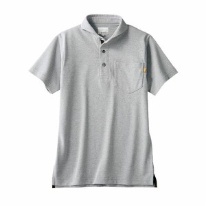 OV2511-10_3L ポロシャツ 兼用 半袖 グレー 3L 住商モンブラン