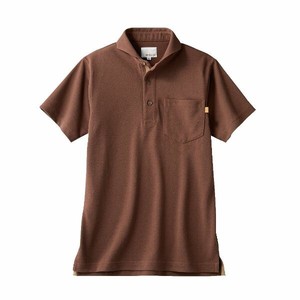 OV2511-7_3L ポロシャツ 兼用 半袖 ブラウン 3L 住商モンブラン