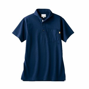 OV2511-9_L ポロシャツ 兼用 半袖 ネイビー L 住商モンブラン