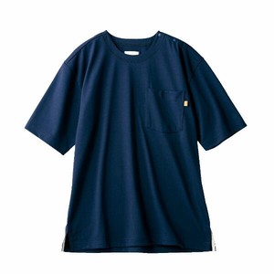 Tシャツ OV2512-9_S ワイド兼用 半袖 ネイビー S 住商モンブラン